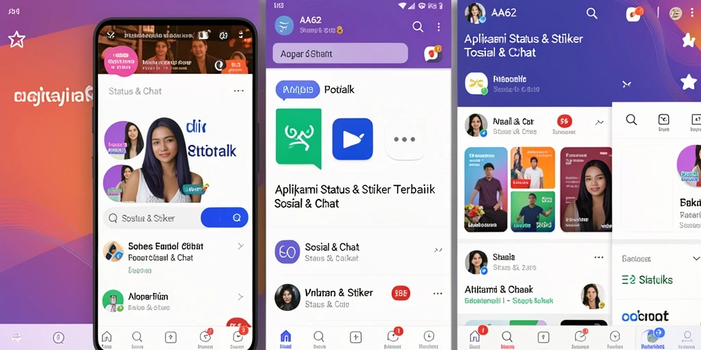 Tampilan antarmuka aplikasi AA62 yang menarik dan fungsional.