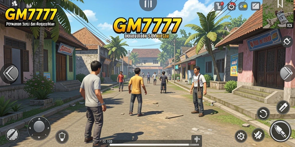 Tampilan antarmuka GM777 yang menarik dan interaktif.