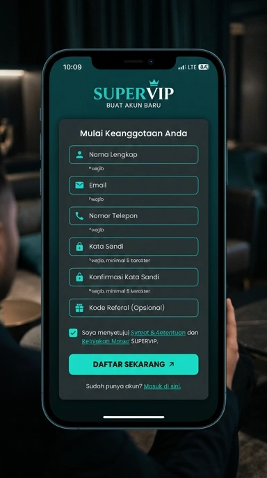 Panduan Lengkap Registrasi Akun Supervip untuk Android